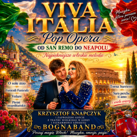 VIVA ITALIA Pop Opera – Najpiękniejsze włoskie melodie